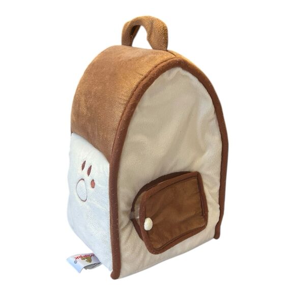 Plush Dog House Carrying Case with Five Stuffed Animal Dogs Puppies - Picture 4 of 9